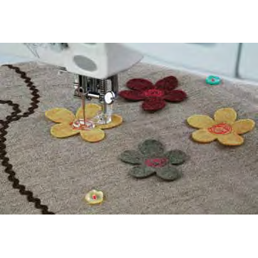 Frihåndsquiltefod - åben (gruppe 3)