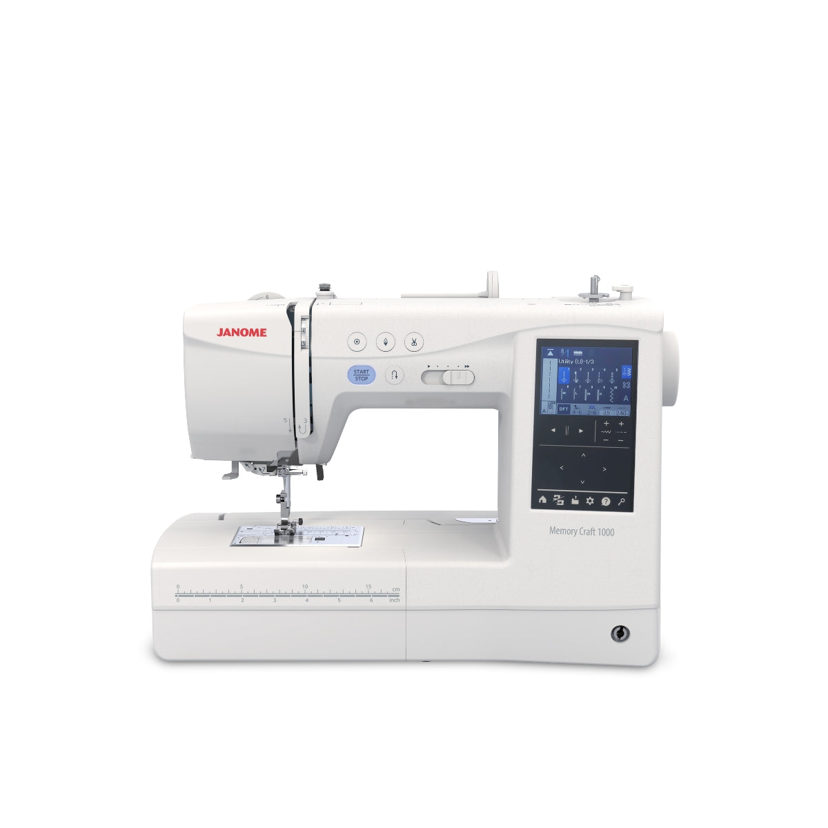 Janome Memory Craft 1000 Silky White