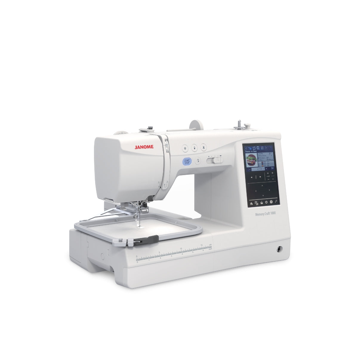Janome Memory Craft 1000 Silky White